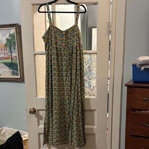 NATURAL LIFE Patti Tie-Front Maxi Dress